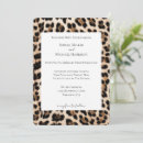 Search for leopard print wedding invitations Brown