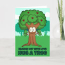 Search for huggers cards Hug a tree