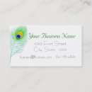 Search for peacock business cards Party
