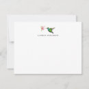 Search for hummingbird note cards Elegant