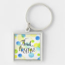 Search for think positive key rings Blue
