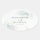 Search for oval wedding stickers Botanical