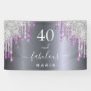 Search for fabulous 40 40th birthday party decor Glitter