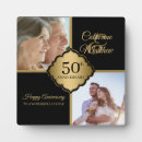Search for 50th anniversary plaques Black