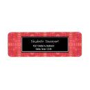 Search for triangle return address labels Geometric pattern