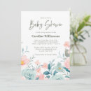 Search for pink and teal baby shower invitations Pastel
