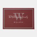 Search for burgundy doormats Script