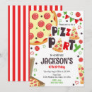 Search for kids pizza party invitations Gender neutral