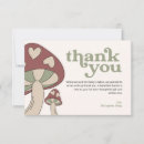 Search for mushrooms thank you cards Toadstool
