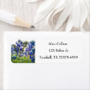 Search for bluebonnet return address labels Lone star state