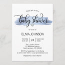 Search for blue white and gold baby shower invitations Modern