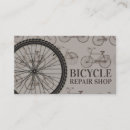 Search for bicycle repair shop business cards Cycling