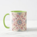 Search for pink and green floral mugs Colourful