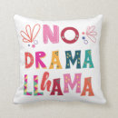 Search for funny llama cushions Typography