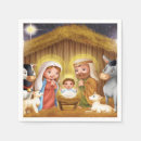 Search for christmas scene napkins Animals