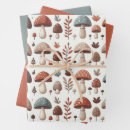 Search for mushroom wrapping paper Rustic