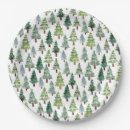 Search for pine trees paper plates Forest