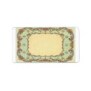 Search for gold filigree return address labels Green