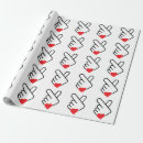 Search for finger wrapping paper Heart