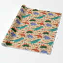 Search for trex wrapping paper Cute