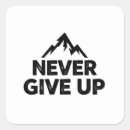Search for give up stickers Black
