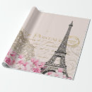 Search for eiffel wrapping paper Vintage
