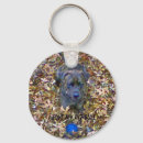 Search for rescue animals key rings Bull