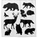 Search for wildlife shower curtains Forest