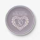 Search for 30th anniversary plates Heart