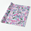 Search for floral bouquet wrapping paper Purple