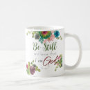 Search for be still and know mugs Christian