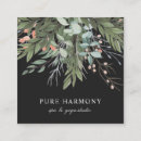 Search for bohemian business cards Greenery