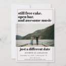 Search for open bar wedding save the dates Funny