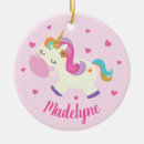 Search for rainbow unicorn christmas tree decorations Glitter