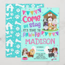 Search for doggy birthday invitations Puppy party