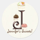Search for cupcake logo stickers Pink