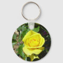 Search for yellow rose key rings Nature