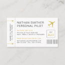 Search for airplane business cards Vacation