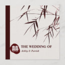 Search for bamboo leaves invitations Red
