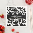 Search for cow print napkins Country