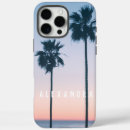Search for pink palm tree iphone cases Sunset