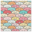 Search for pig pattern fabric Cute