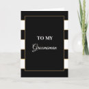 Search for to my groom cards Gold