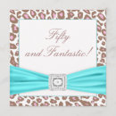 Search for teal leopard invitations Animal
