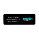 Search for red background return address labels Classic