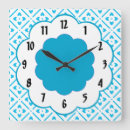 Search for retro kitchen clocks Turquoise
