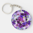 Search for pansy key rings Pretty
