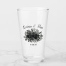 Search for halloween wedding glasses Black and white