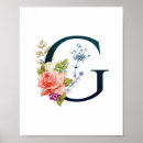 Search for letter g posters Floral