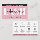 Search for lash extensions business cards Beauty salon